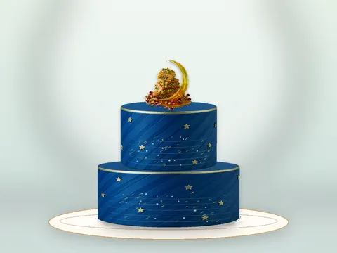 Preview the Eid Moonlight · Luminous full cake