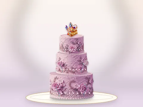 Preview the Together in Color · Filigree full cake