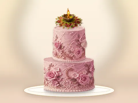 Preview the Diwali Splendour · Luminous full cake