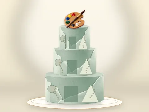 Preview the Chromatic Sonata · Sage Silk full cake