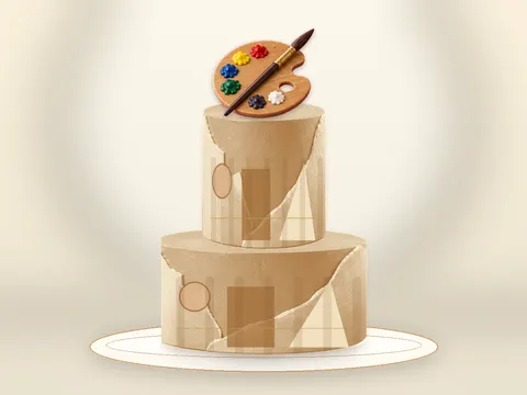 Preview the Chromatic Sonata · Amber Gold full cake