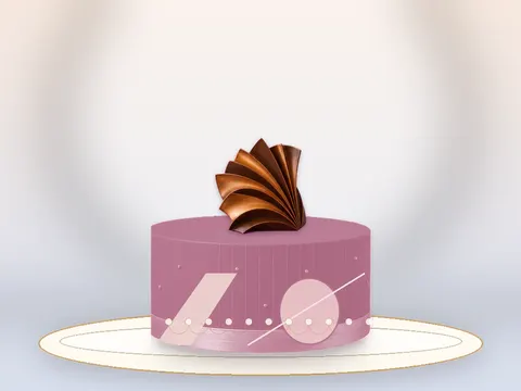 Preview the Copper Horizon · Rose Quartz full cake