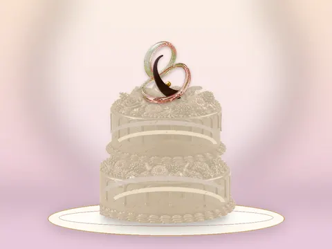 Preview the Fluid Expression · Porcelain full cake