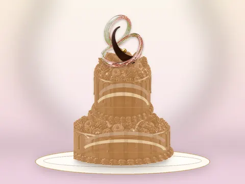 Preview the Fluid Expression · Amber Gold full cake