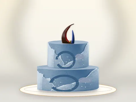 Preview the Ivory Architecture · Blue Velvet full cake
