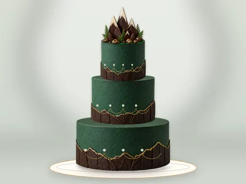 Preview the Alpine Lodge · Grand full cake