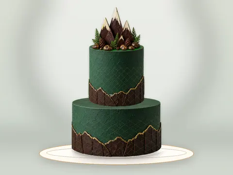 Preview the Alpine Lodge · Workshop full cake