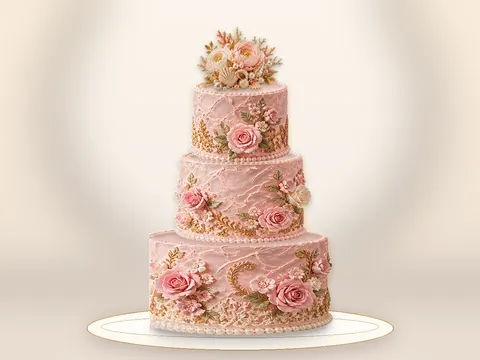 Preview the Apricot Silk · Garden full cake