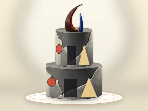 Preview the Bauhaus Balance · Kinetic full cake