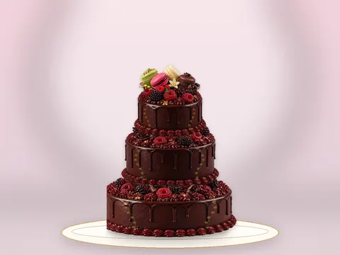 Preview the Berry Sparkle · Adventure full cake