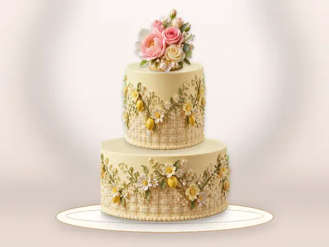 Preview the Bloom & Brilliance full cake