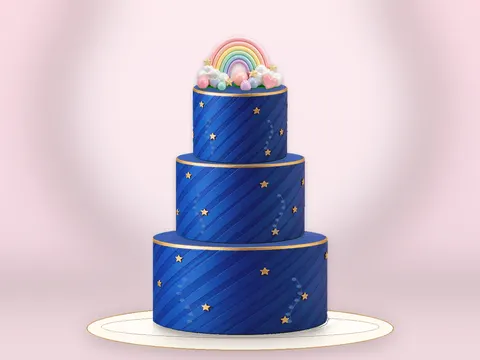 Preview the Bubblegum Party · Adventure full cake