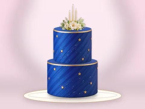 Preview the Bubblegum Party · Playful full cake