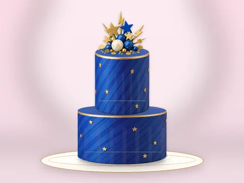 Preview the Bubblegum Party · Super full cake