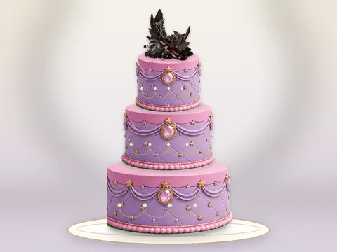 Preview the Cherry After Dark full cake
