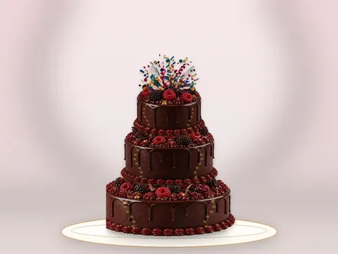 Preview the Chocolate Macaron · Adventure full cake