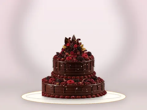 Preview the Chocolate Macaron · Wonder full cake