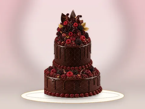Preview the Midnight Chocolate · Maison full cake