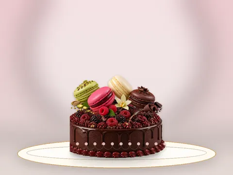 Preview the Midnight Chocolate · Petite full cake