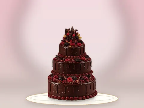 Preview the Midnight Chocolate · Soirée full cake