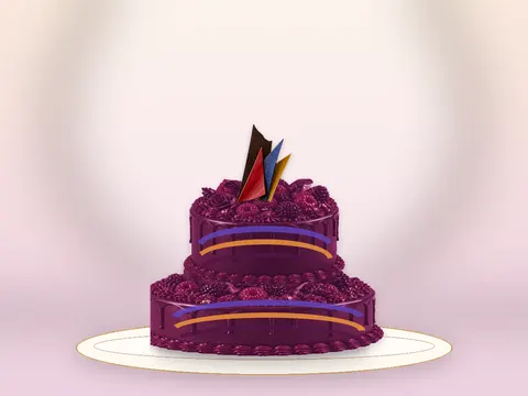 Preview the Chromatic Gesture · Mirage full cake