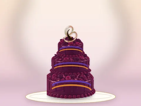 Preview the Chromatic Gesture · Prism full cake