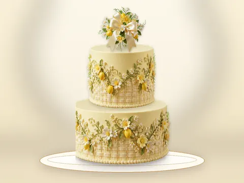 Preview the Citrus Sunshine · Playful full cake