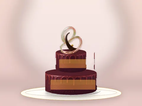 Preview the Color Field · Offset full cake