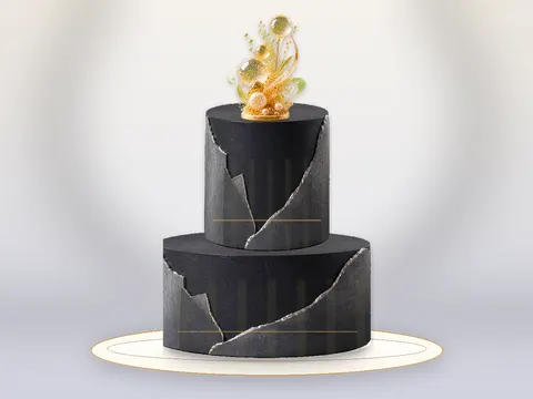 Preview the Confetti Clock full cake