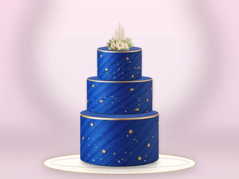 Preview the Confetti Pop · Party full cake