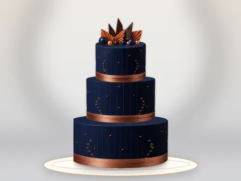 Preview the Copper Tuxedo · Field full cake