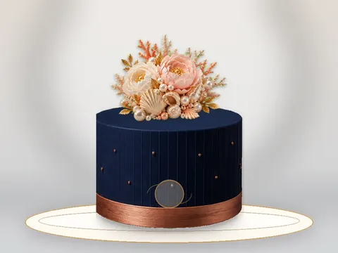 Preview the Copper Tuxedo · Heritage full cake