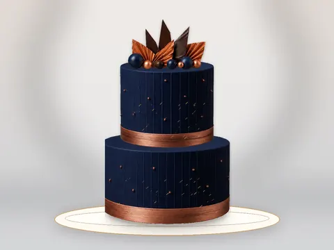 Preview the Copper Tuxedo · Reserve full cake
