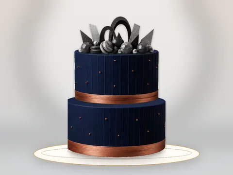 Preview the Copper Tuxedo · Signature full cake