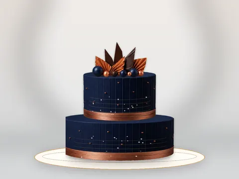 Preview the Copper Tuxedo · Summit full cake