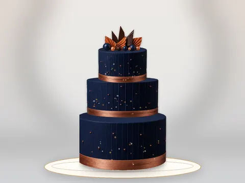 Preview the Copper Tuxedo · Victory full cake