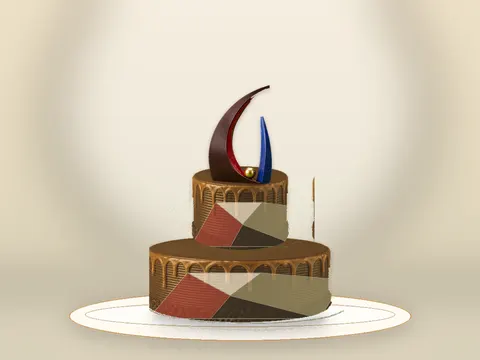 Preview the Cubist Salon · Kinetic full cake