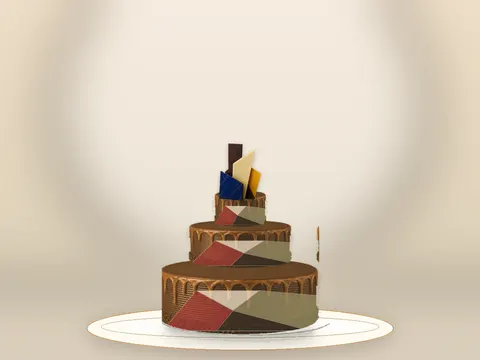 Preview the Cubist Salon · Prism full cake