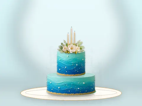 Preview the Deep Sea Quest · Playful full cake