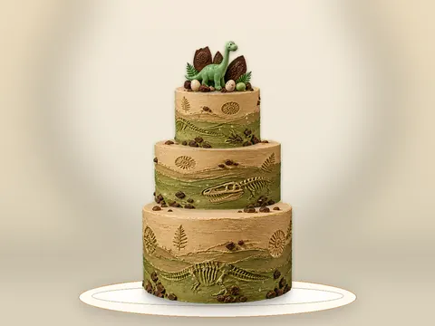 Preview the Dinosaur Adventure · Party full cake