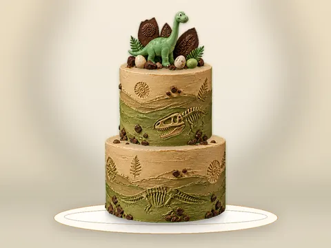 Preview the Dinosaur Adventure · Playful full cake