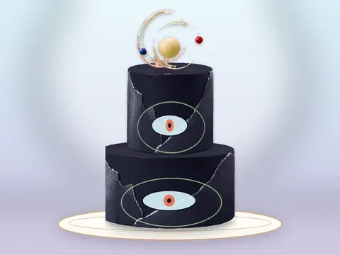 Preview the Dreamscape Orbit · Kinetic full cake
