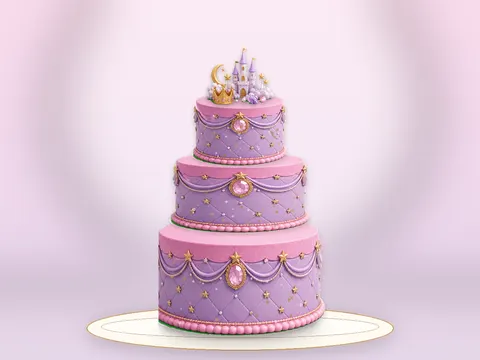 Preview the Fairytale Castle · Party full cake