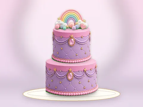 Preview the Fairytale Castle · Playful full cake