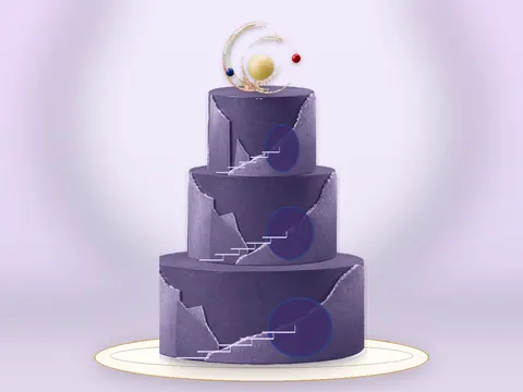 Preview the Floating Room · Collage full cake