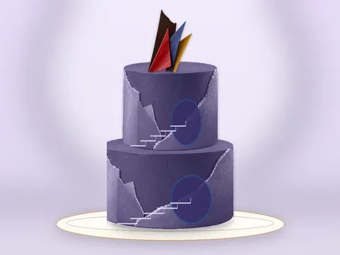 Preview the Floating Room · Offset full cake
