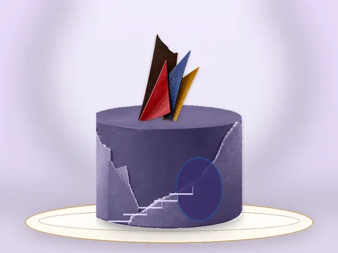 Preview the Floating Room · Orbit full cake