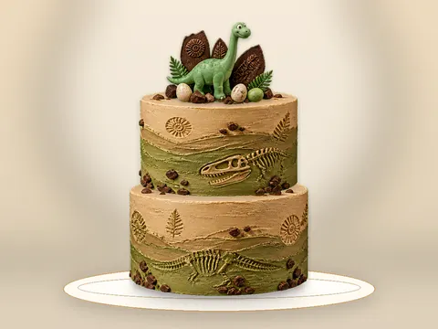 Preview the Fossil Explorer · Birthday full cake