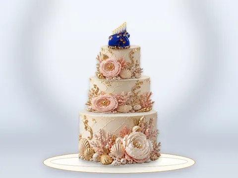Preview the Gilded Miracle full cake