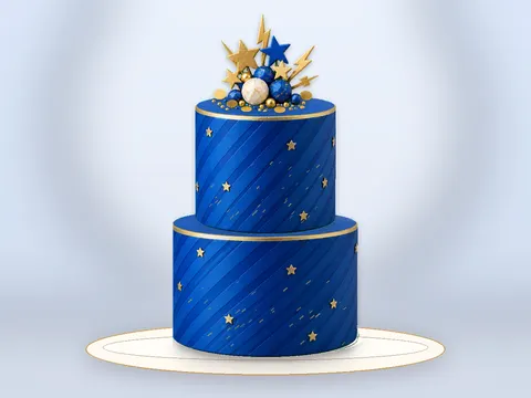 Preview the Goal Getter · Playful full cake